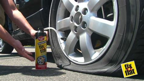 From what i know about it, i would only do this if i was replacing the tire and i didn't have the proper. Fix a Flat - Tire Inflator & Sealer - YouTube