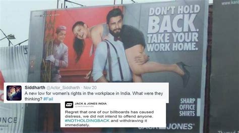 After Backlash Jack And Jones Withdraws ‘sexist Ad Featuring Ranveer
