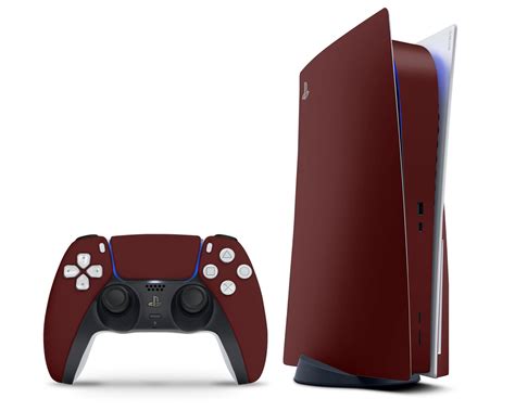 Red Ps5 Skin Deep Red Ps5 Console And Controller Decal Wrap Etsy