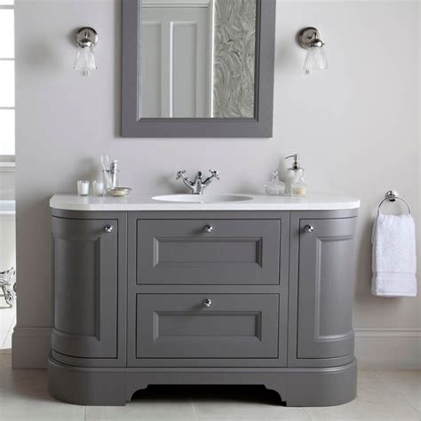 Bathroom vanity units come in a range of styles that can complement any design and look that you wish to emulate in your bathroom. Burbidge Tetbury 1340mm Curved Vanity Unit & Worktop With ...