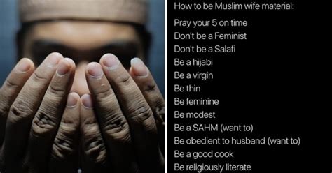 No One Is Impressed With Mans How To Be A Good Muslim Wife Checklist