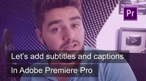 The premiere pro captions panel offers you various options to let you create and add text overlays. How To Add Subtitles & Captions in Adobe Premiere Pro CC ...