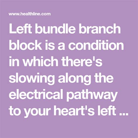 Left Bundle Branch Block Symptoms Causes More Bundle Branch Block