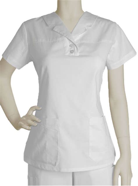 Style Code Ba 41384 Truly A Unique Scrub Top This White Barco Prima Uniform Features A