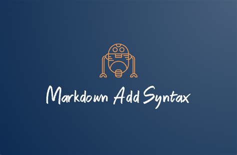Markdown Add Syntax Mark Visual Studio Marketplace