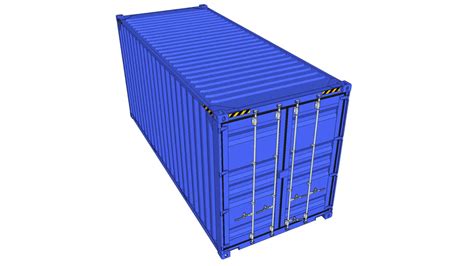 20 Ft Container 3d Warehouse