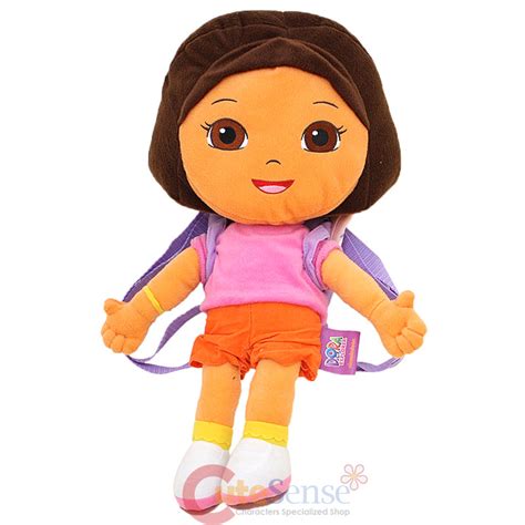 Dora The Explorer Dora Plush Doll Bag With Mr Backpack 20 Xl Ebay
