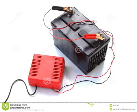 Charging a car battery is usually simple, but there may be times when you don't have access to the necessary materials or don't feel comfortable attempting to recharge it on your own. Recharging a Car Battery stock image. Image of automobile ...
