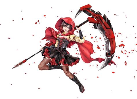 Hd Wallpaper Digital Art Anime Girls Fan Art Rwby Ruby Rose Rwby