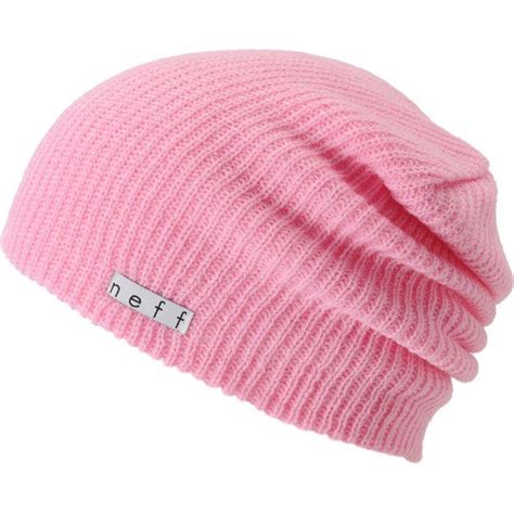 Neff Daily Light Pink Beanie 18 Liked On Polyvore Pink Beanies