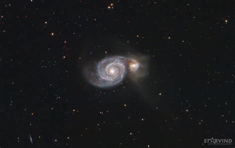 M51 The Whirlpool Galaxy Starvind Astrophotography