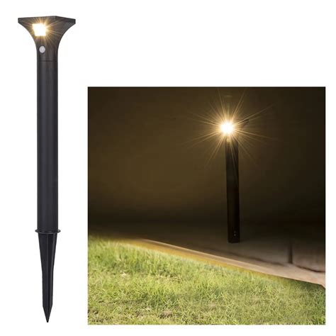 Solar Path Light With Motion Sensor Waterproof Outdoor Lawn Lamp For