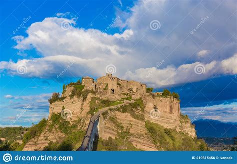 Civita Di Bagnoregio Stock Photo Image Of Badlands 219315456