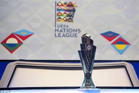 Uefa Nations League Trophy And Anthem Are Unveiled Daily Mail Online