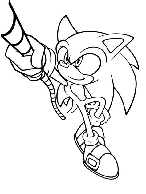 Dibujos Para Colorear Sonic Para Niñas Y Niños