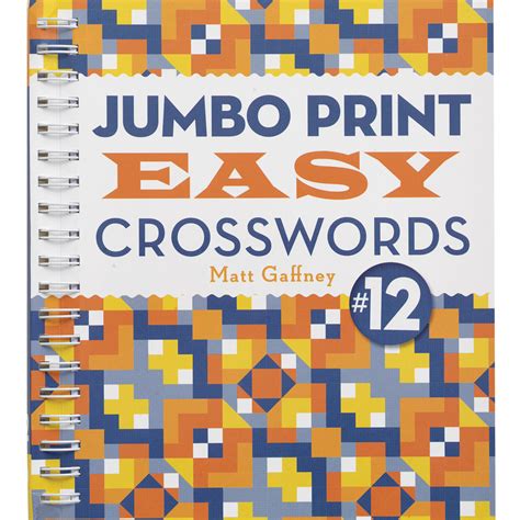 Jumbo Print Easy Crosswords Spilsbury