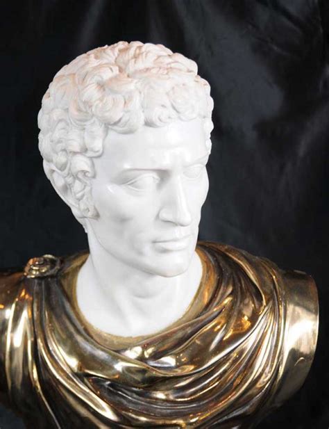 Marble Bust Roman Emperor Julius Caesar