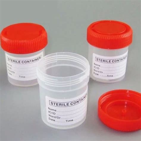 10pcs New 60ml Hospital Urine Collection Sample Cup Specimen Bottle