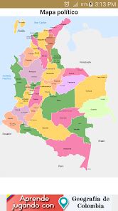 Juegos De Geograf A Juego De Mapa De Las Regiones De Toda Colombia Cerebriti