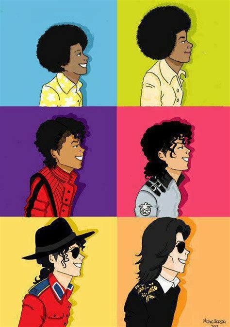 The Michael Jackson Evolution By Mjjarts On Deviantart