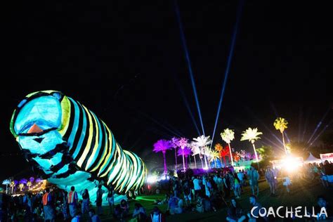 Coachella 2015 A Huge Caterpillar Turned Into A Butterfly In Front Of Thousands Of People Art