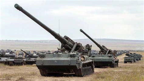 Russia Deployed 203mm Howitzer Firing Nuclear 3bv2 Shells