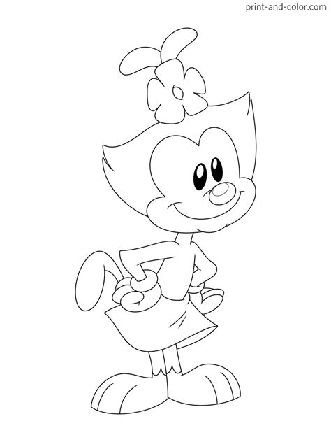 Animaniacs Characters Coloring Pages