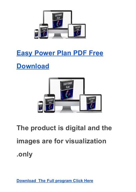 It is reliable and requires no maintenance fee. PDF Easy Power Plan Ryan Taylor PDF Ebook (2020) | Free ...