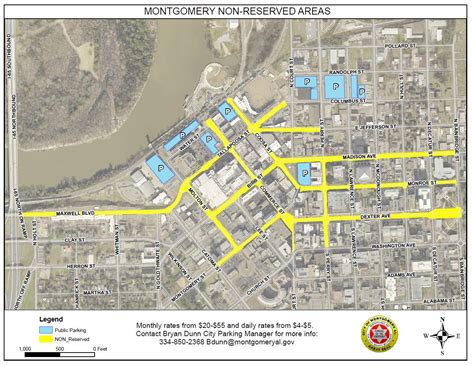 Public Parking Downtown City Of Montgomery Al