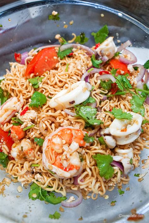 Yum Mama Thai ‘mama Instant Noodle Salad Nomadette