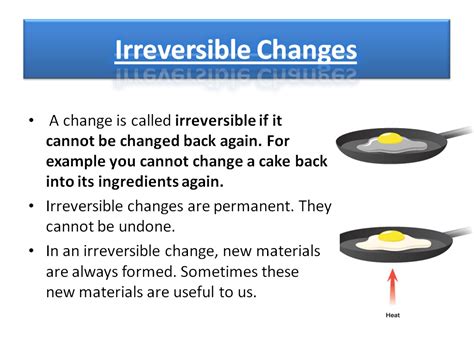Bss Haris Shah Reversible And Irreversible Changes Presentation On