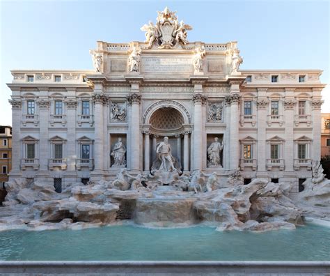 Fendi Unveils Their Restoration Of The Trevi Fountain In Rome