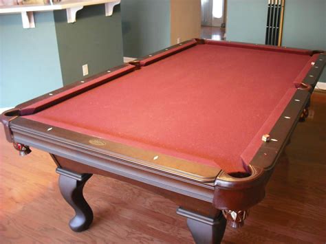 Used 8 Olhausen Pool Table With Billiard Accessories