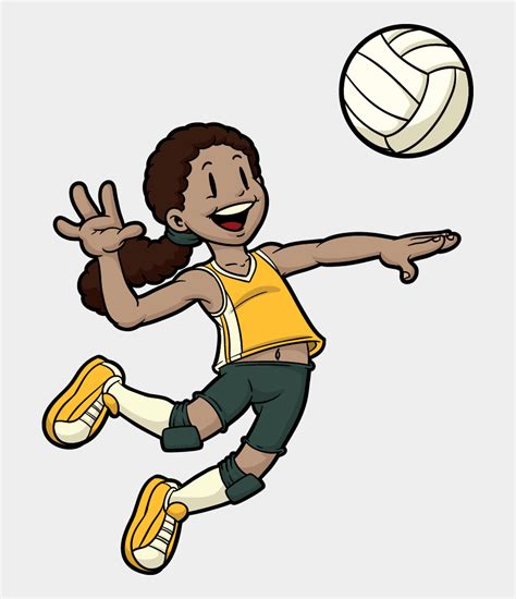 Volleyball Sport Clipart Volleyball Player Playing Sp