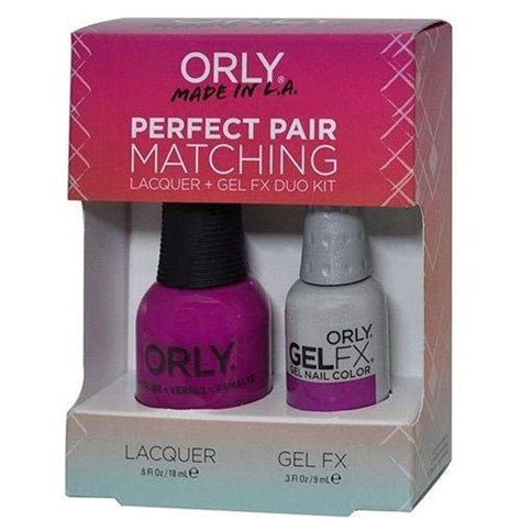 Orly Perfect Pair Matching Lacquer And Gel Duo Kit Purple Crush Beauty