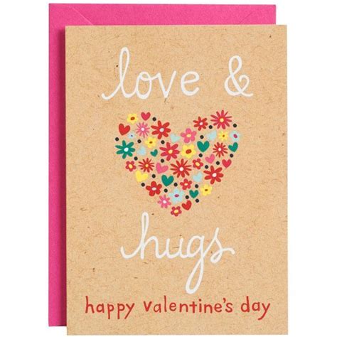 Love & Hugs 4 Bar Valentine Cards | Valentine greeting cards, Valentine ...