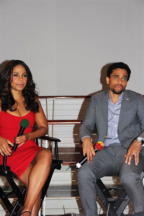 Michael Ealy And Sanaa Lathan At The Perfect Guy Screening During
