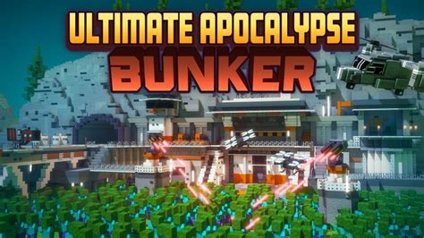 Ultimate Apocalypse Bunker By Cubed Creations Minecraft Marketplace