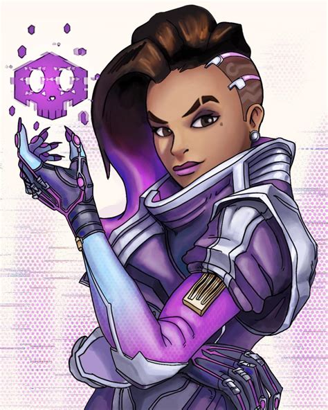 Sombra Fan Art By Me Via Roverwatch Ow Highlights