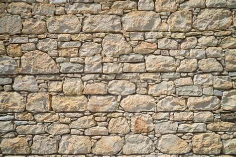 Natural Stone Wall Stock Photo Image Of Surface Facade 81330198