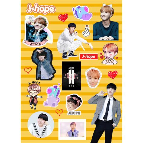 Bts Sticker Sticker Kpop Bts Shopee Malaysia