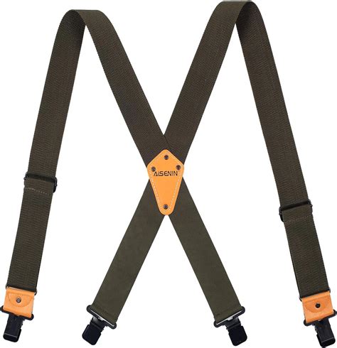 Mens Industrial Strength Suspenders 2 Inch Work Suspenders