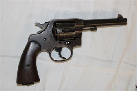 Sold Price 1917 Colt New Service Revolver 45 Acp September 1 0119