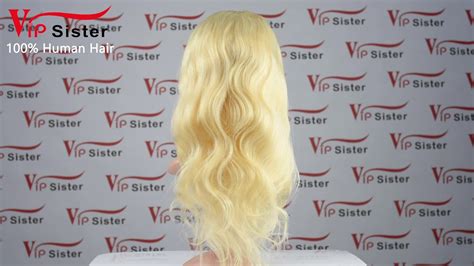 613 10a grade virgin human blonde hair body wave full lace wigs youtube