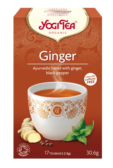 Yogi Tea Organic Ginger Tea 17 Bags Bia Follain Health Food Shop