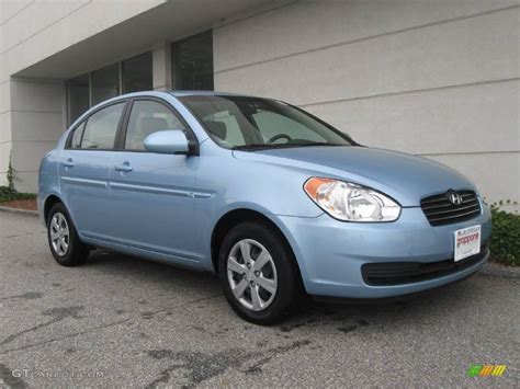 현대 엑센트), or hyundai verna (현대 베르나) is a subcompact car produced by hyundai. 2008 Ice Blue Hyundai Accent GLS Sedan #18446695 Photo #3 ...