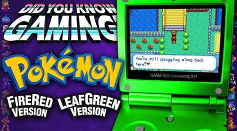 Pokemon Firered And Leafgreen Game Boy Advance