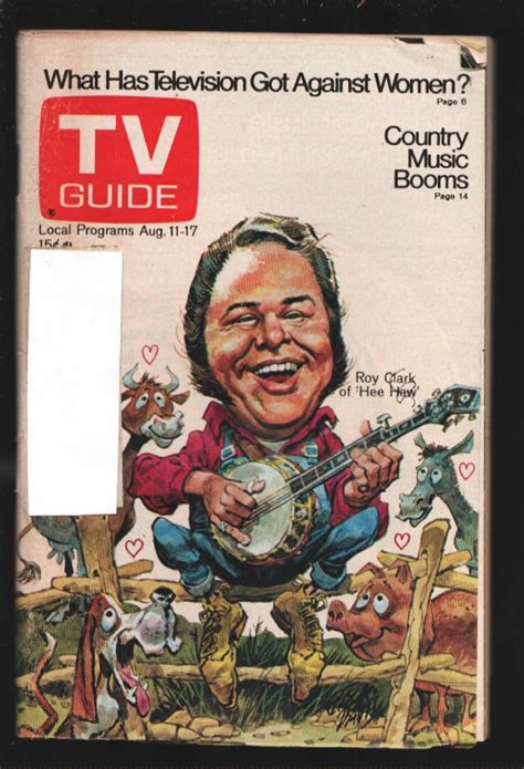 Tv Guide 8111973 Hee Haw Roy Clark Cover By Jack Davis New York Metro