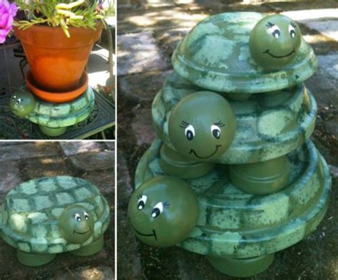 Painted Clay Pot Critters How To Make Planters Tutorial Flower Pot Art