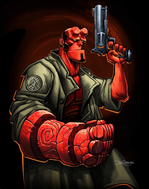 Hellboy By El Grimlock On Deviantart Hellboy Art Hellboy Comic